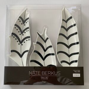 Nate Berkus Feather Ring/Trinket Dish Trio